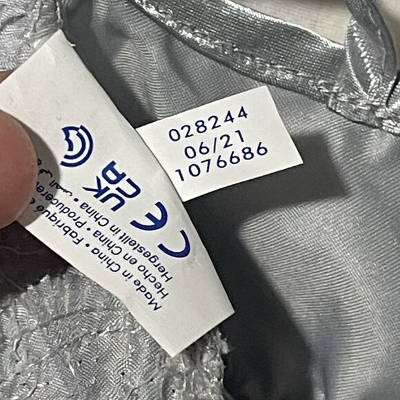 Build a Bear Lot Of 3 Teddy Bear Clothes Silver Romper Blue And Red Dresses - Picture 6 of 14